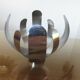 "Flower" wall lamp by Jocelyne Trocmé for "oxar" 70s