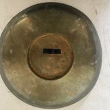 Indian enamelled copper basket tray