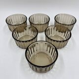 Arcopal smoked glass set