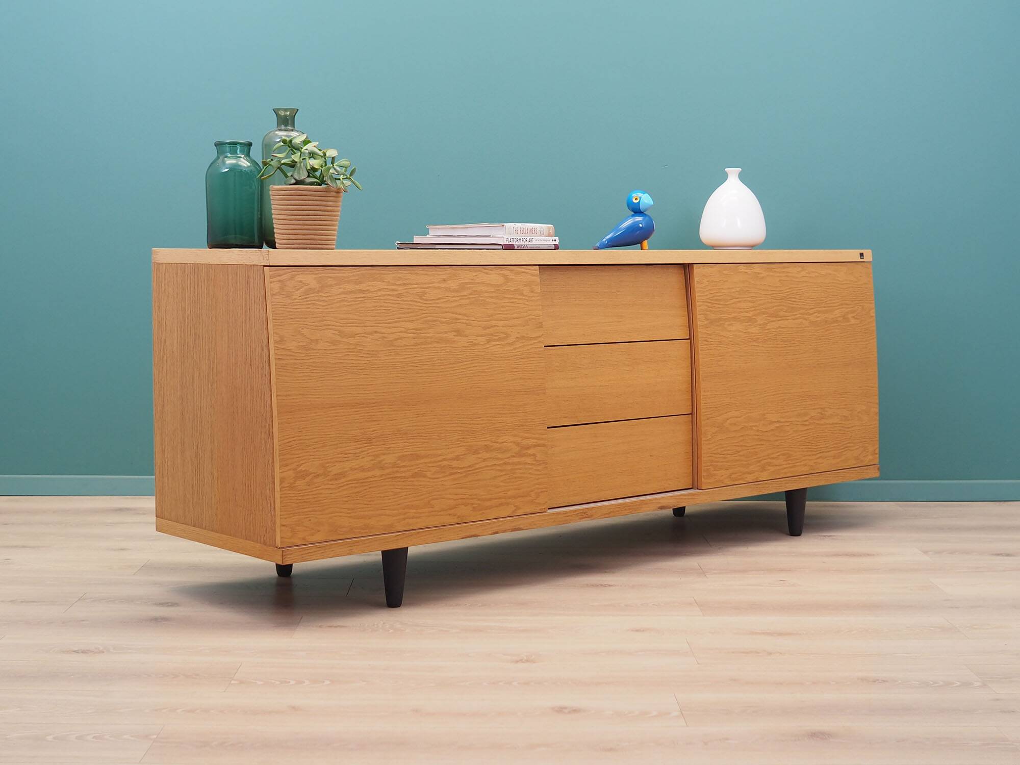 Ash sideboard, Danish design, 1990s, manufactured by Skovby