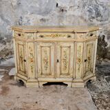 Hand-painted Venetian-style sideboard, mid-20th century