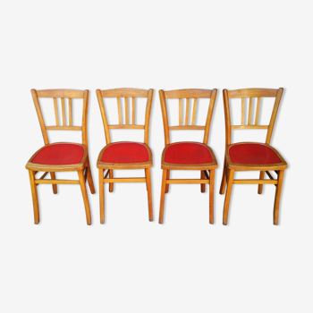 Series of four bistro chairs