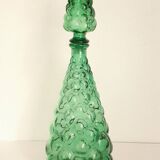 Vintage Italian glass "bubble" carafe