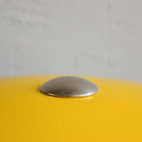 East germany vintage yellow table lamp by veb narva leuchtenbau, 1960s