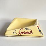 Vintage ceramic bistro ashtray