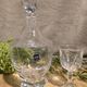 Sèvres crystal – antique whisky decanter – cut crystal with label