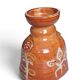 Artisanal Stoneware Vase Folk Art — Signed