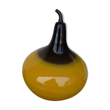 Pear-shaped soupiere vintage italian ceramic 70
