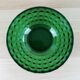 Green glass bowl