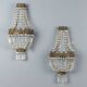 Antique metal wall sconces, Italy, 19th century