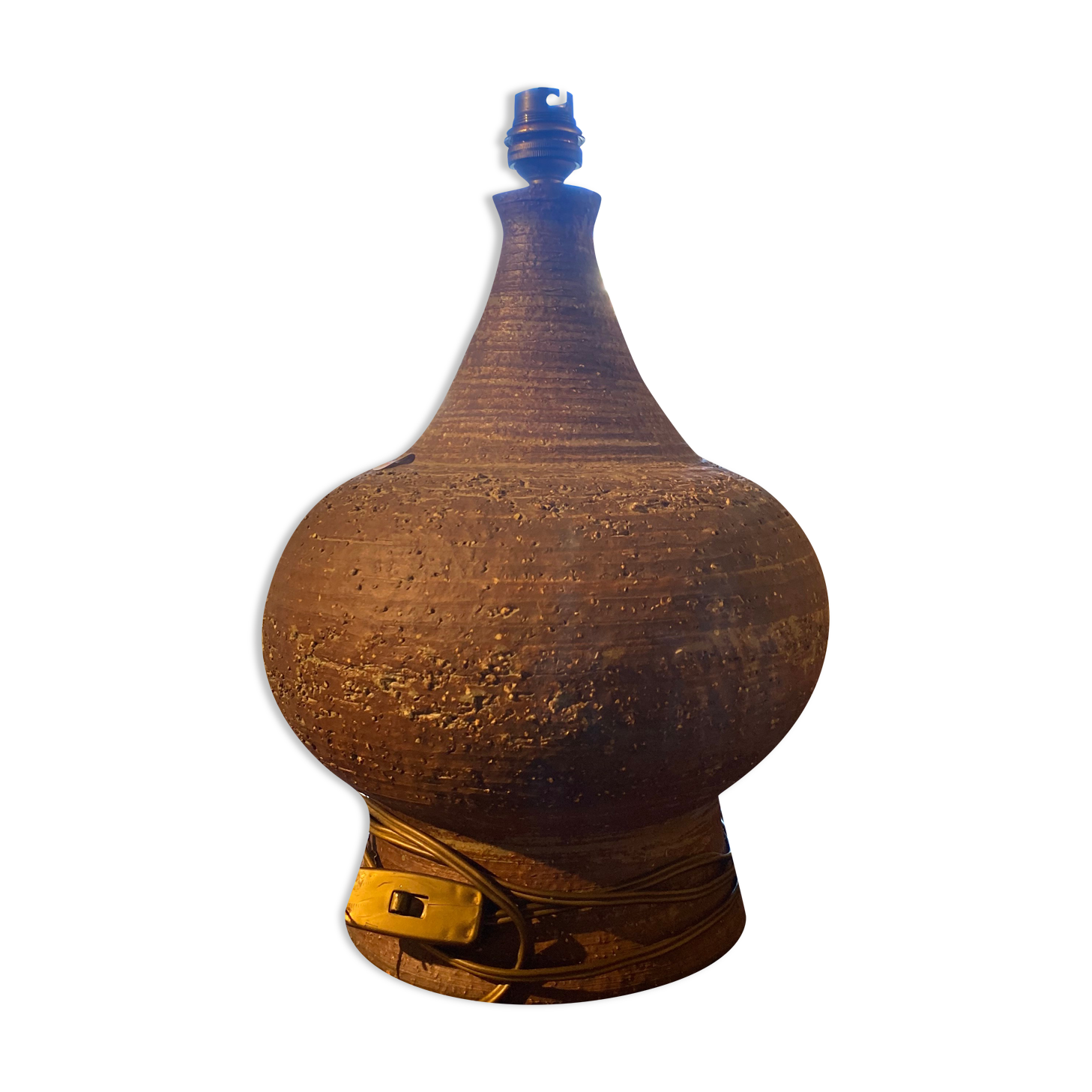 Ceramic lamp foot Jacques Pouchain