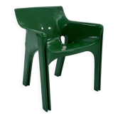 Green Gaudi Armchair by Vico Magistretti for Artemide, 1970