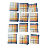 12 serviettes Selency x Monoprix Croisé Laroche