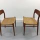 Danish Teak 56 chairs by Niels Otto Møller for J. L. Møllers