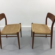 Danish Teak 56 chairs by Niels Otto Møller for J. L. Møllers