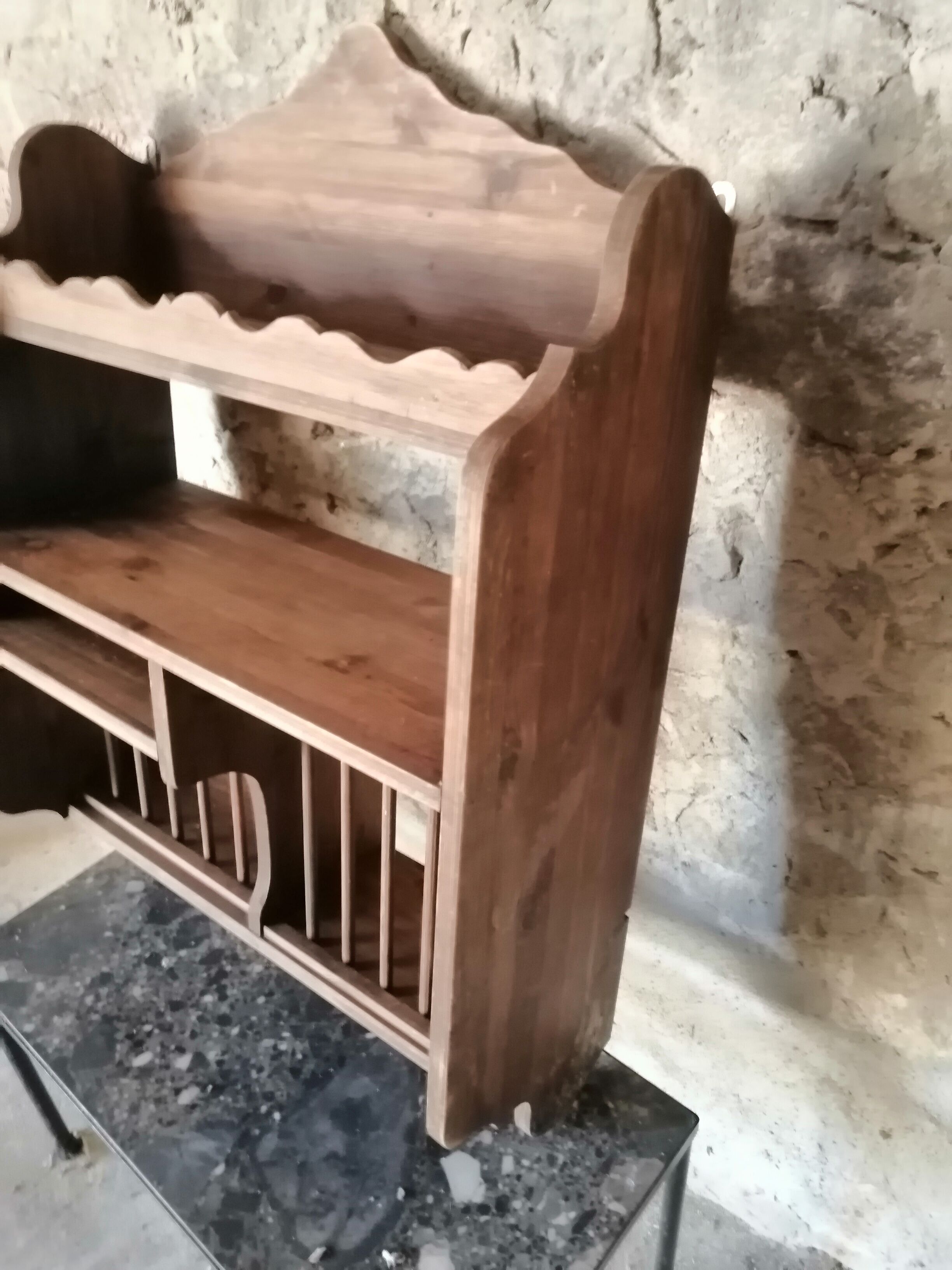 Old wall cabinet shelf