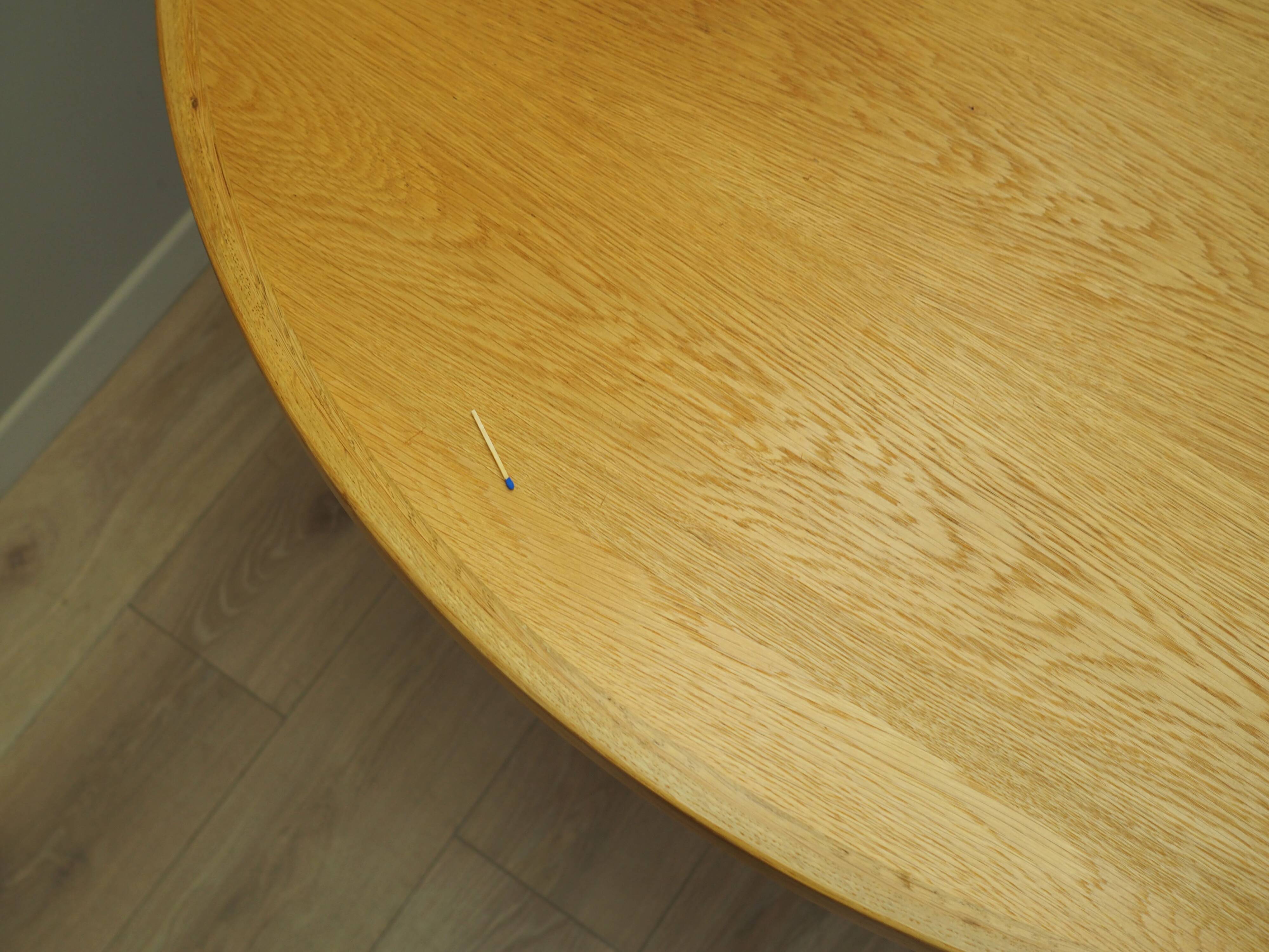 Ash round table, Danish design, 1960s, production: Denmark