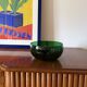 Mid-century green glass vase,  Italy 1960s