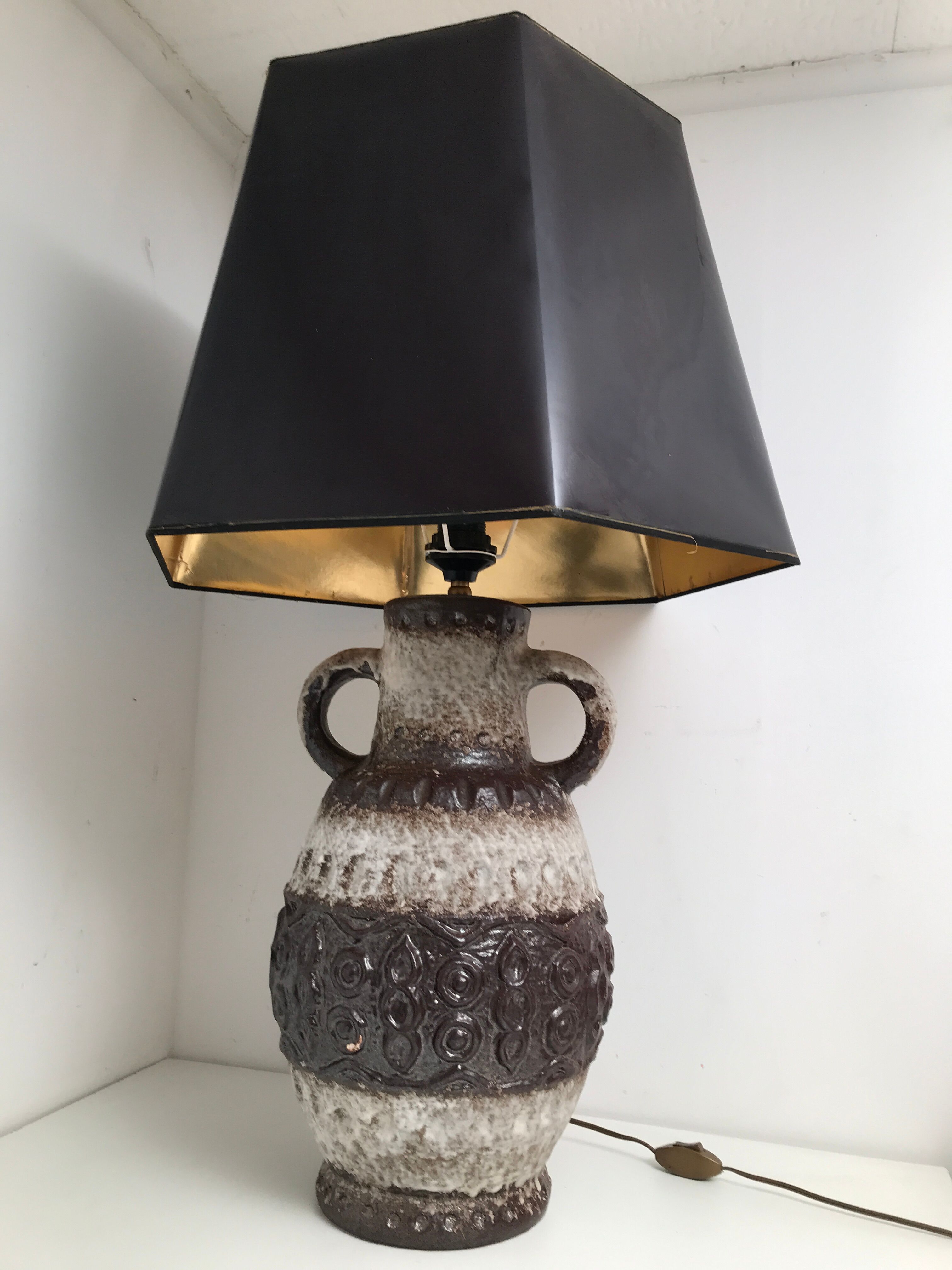 Ceramic lamp accosted 50s-60s