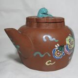 Old small Chinese Yixing terracotta teapot