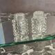 Cut crystal pepper salt shaker - vintage