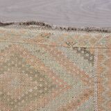 Oushak Vintage Turkish  wool Kilim Rug sku1886