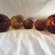 Lot de 5 flacons d'apothicaire