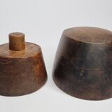 Hat form on solid wood stand, 1900s period