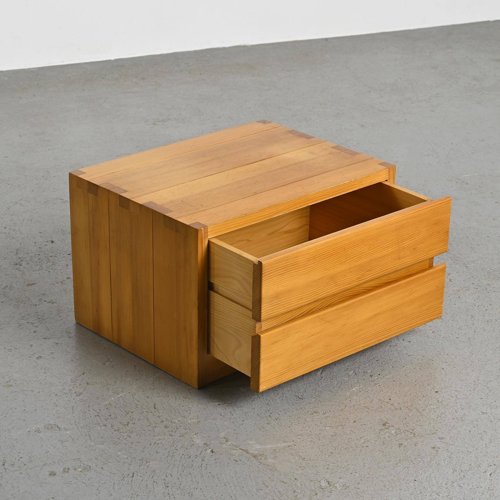 Pair of bedside tables by Maison Regain, 1970s