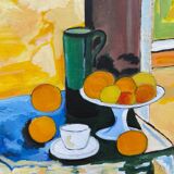 Still life with oranges