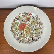 Très grand plat terre de fer Staffordshire, Burleigh, Angleterre