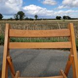 Set of 3 vintage folding chairs