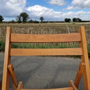 Set of 3 vintage folding chairs