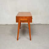 3-drawer console with compass feet, 1960