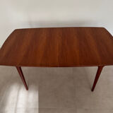 Vintage teak Scandinavian extendable dining table