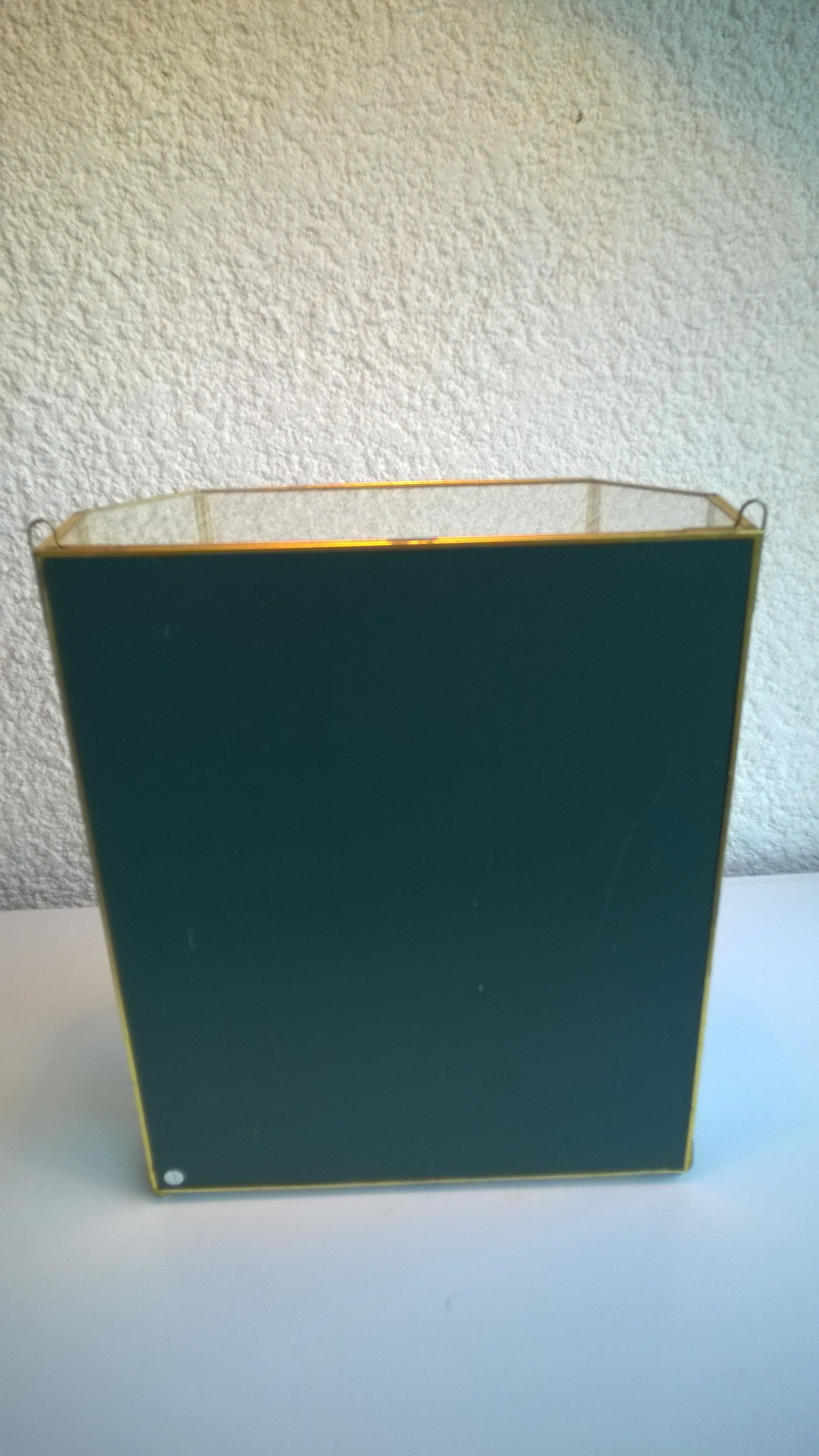 Laiton and glass window