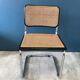 B32 Marcel Breuer 80's black and chrome chair