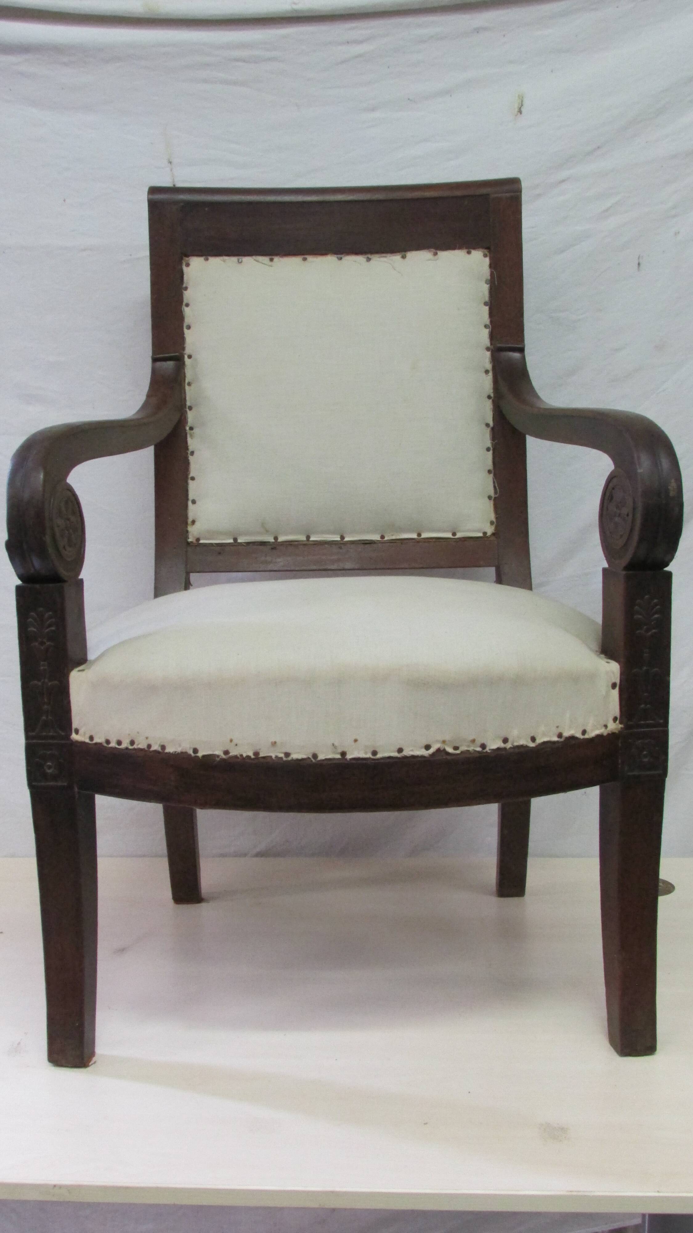 Old armchair of the nineteenth century