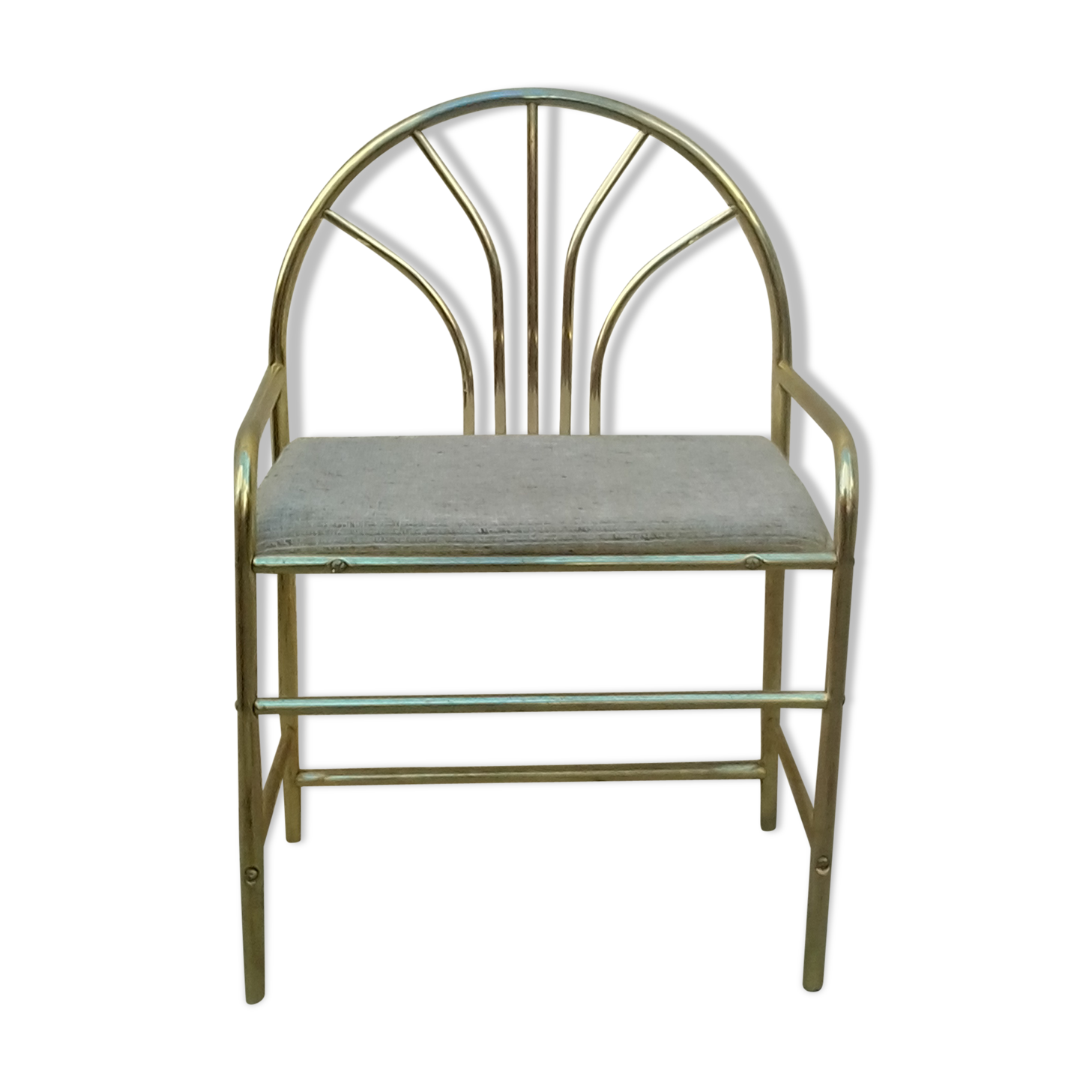 Golden bedside table