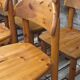 Set of 6 Rainer Daumiller chairs in solid pine – 1970s