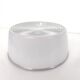 Ceiling lamp or wall lamp Holophane white opaline glass 1970 diameter 30cm
