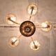Venetian chandelier from Murano in smoked glass