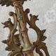 Chandelier ancien régule et onyx vert