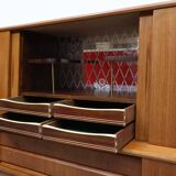 Vintage wandmeubel Deens Teak