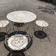 Metal garden furniture 5 pieces