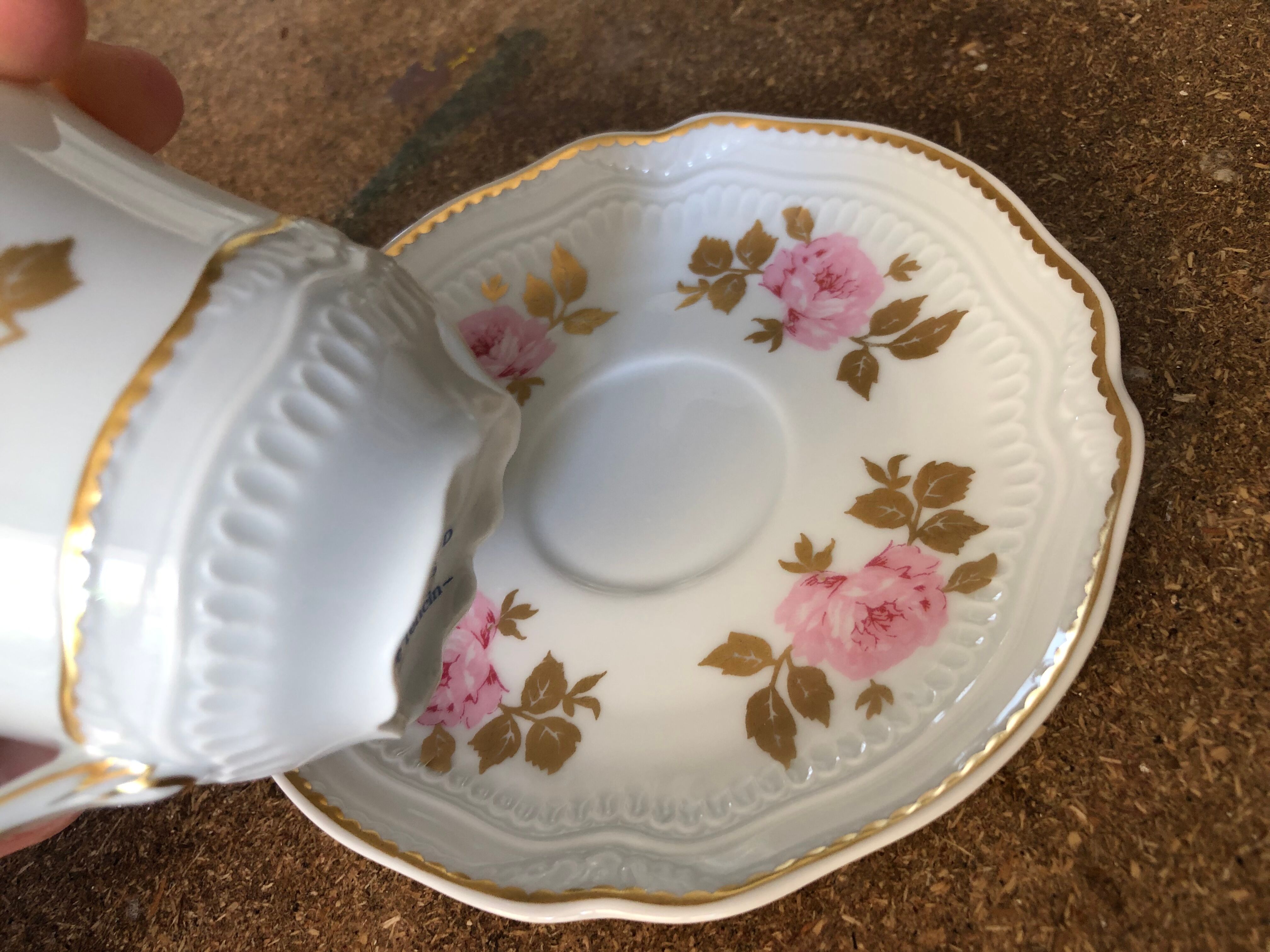 Limoges porcelain coffee service by Bernardaud