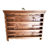 Waxed wooden dresser, antique buffet top