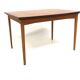 Table de salle à manger "portefeuille" en teck, Suède, 1960