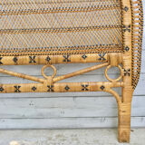 Braided rattan headof