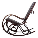 Chaise à bascule style Thonet